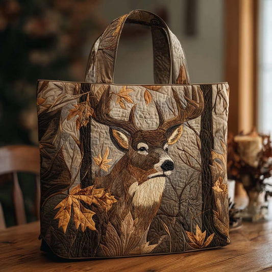 Deer Spirit Quilted Tote Bag NCU0NNT2033