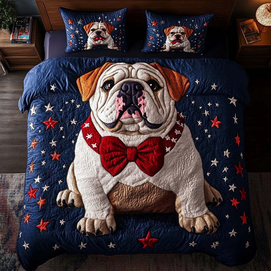 Defender Doggo 3-Piece Quited Bedding Set NCU0NNT849