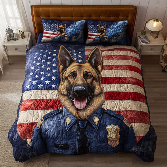 Defender of Freedom 3-Piece Quilted Bedding Set NCU0PTT502