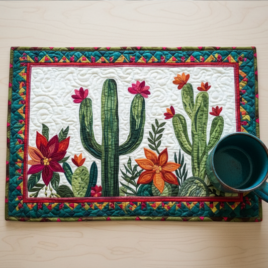 Desert Bloom Quilted Placemat NCU0NNT2333