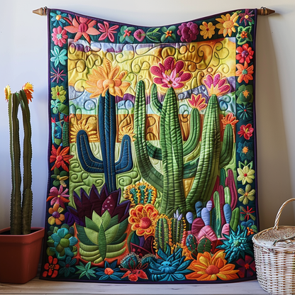 Cactus Quilted Blanket NCU0VT07