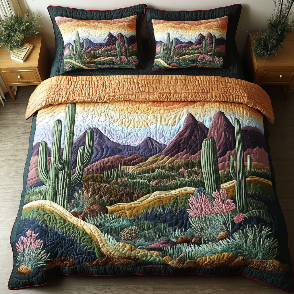 Desert Bloom Duvet Cover Set NCU0DDK406