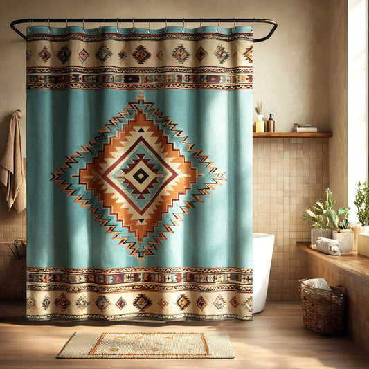 Desert Diamond Weave Shower Curtain NCU0NTV900