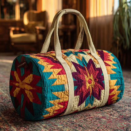Desert Geometry Quilted Duffle Bag NCU0NTD1429