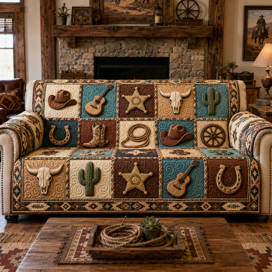 Desert Heritage Quilted Sofa Cover NCU0NTV1111