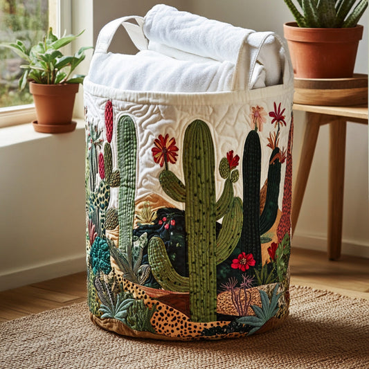 Desert Jewel Quilted Laundry Basket NCU0PTT1084