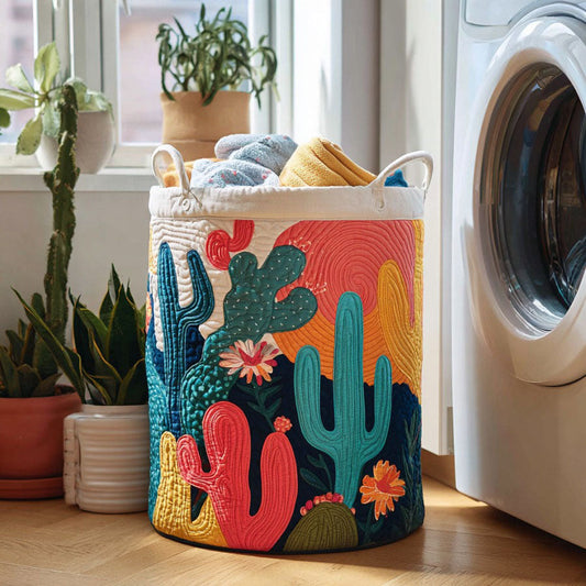 Desert Joy Quilted Laundry Basket NCU0NTV001