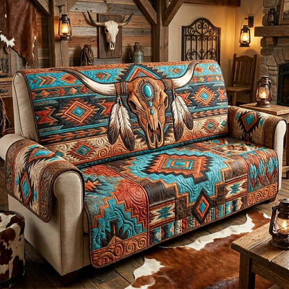 Desert Legacy Quilted Sofa Cover NCU0NTV1121
