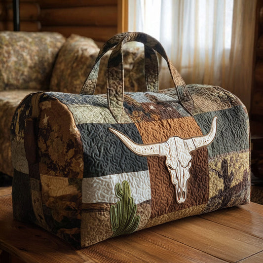 Desert Longhorn Quilted Duffle Bag NCU0PTT2926