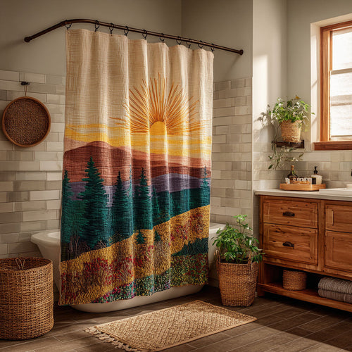 Desert Morning Shower Curtain NCU0NNT2893