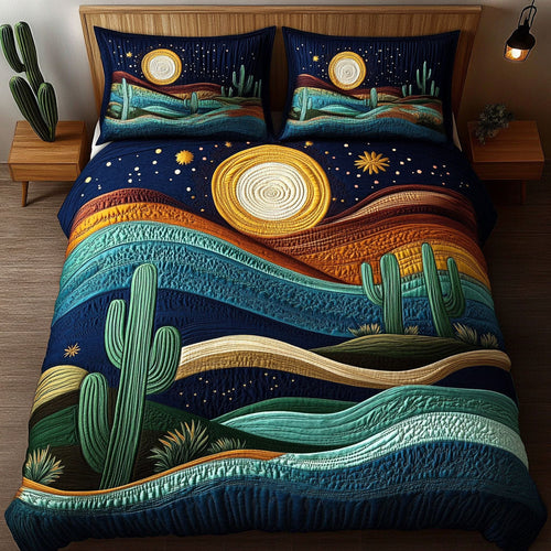Desert Night 3-Piece Quilted Bedding Set NCU0NNT349