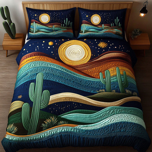 Desert Night 3-Piece Quilted Bedding Set NCU0NNT349