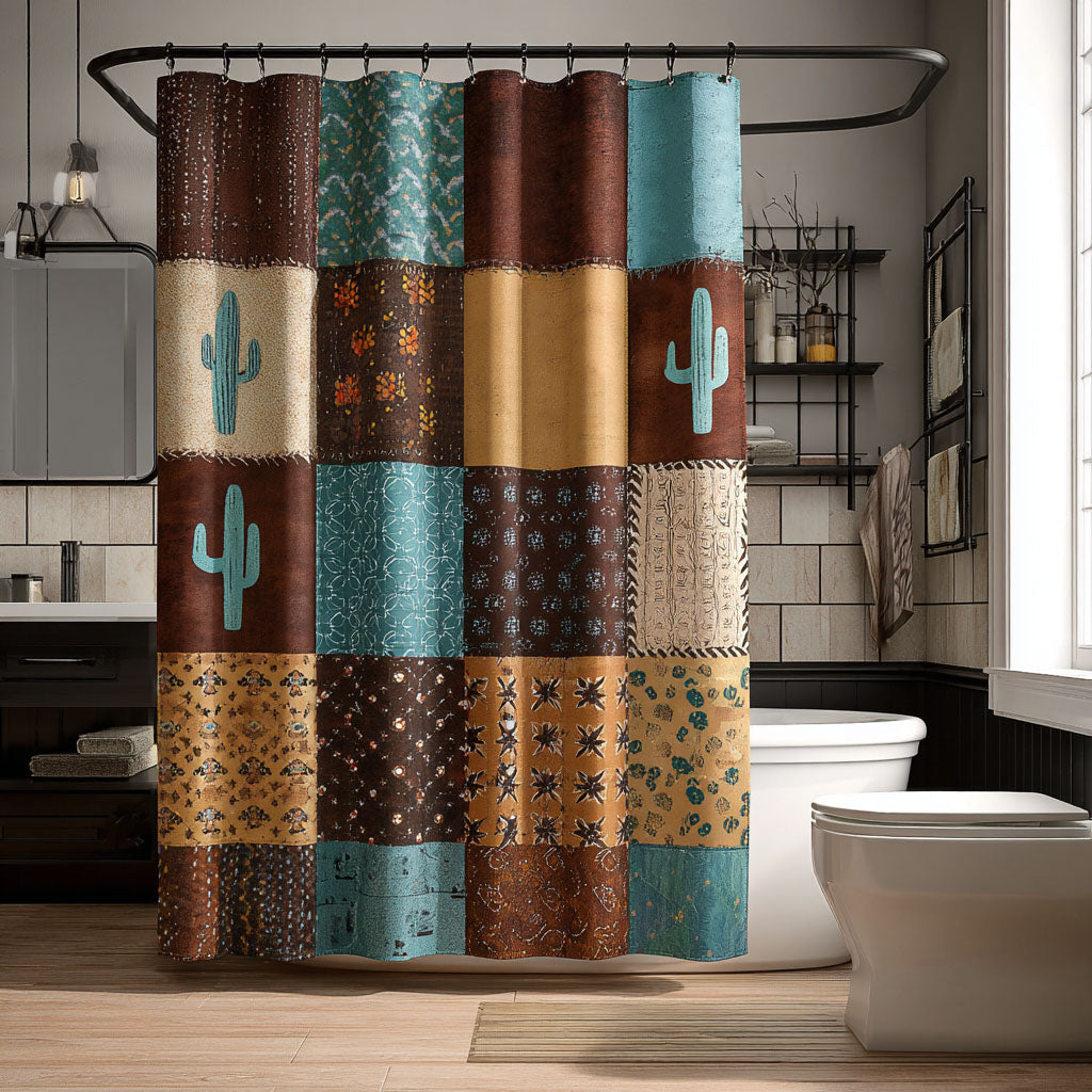 Desert Quiltscape Shower Curtain NCU0PTT2935