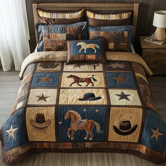 Desert Riders 3-Piece Quited Bedding Set NCU0NNT876