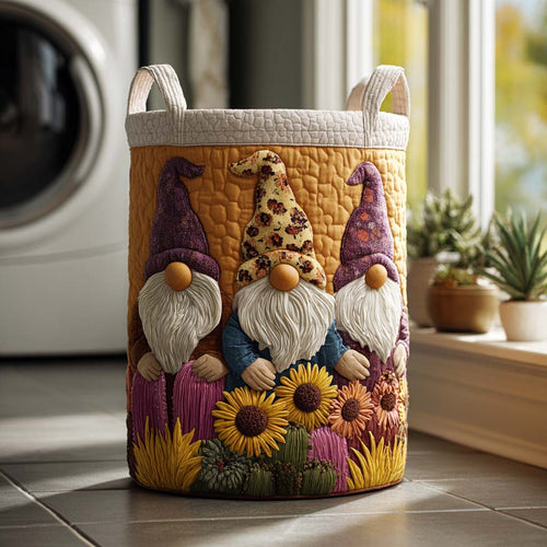 Desert Snuggle Gnome Quilted Laundry Basket NCU0NXD040