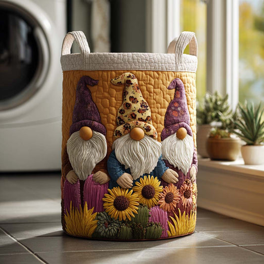 Desert Snuggle Gnome Quilted Laundry Basket NCU0NXD040