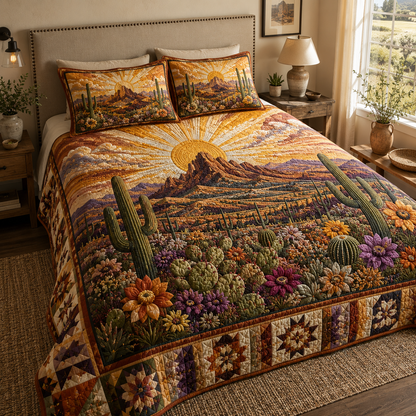 Desert Spirit 3-Piece Quilted Bedding Set NCU0NTD1990