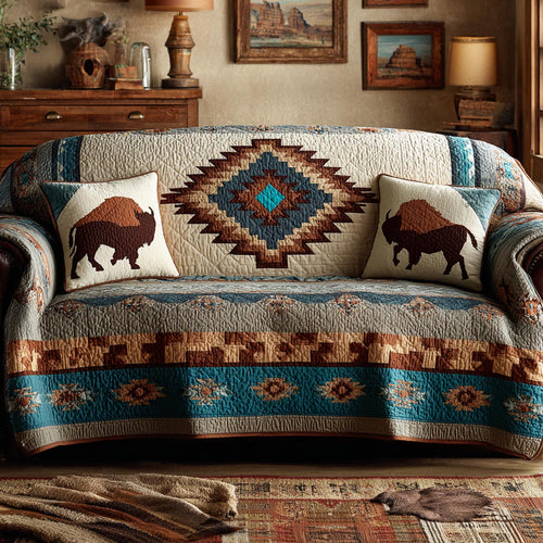 Desert Spirit Quilted Sofa Cover NCU0DV1769