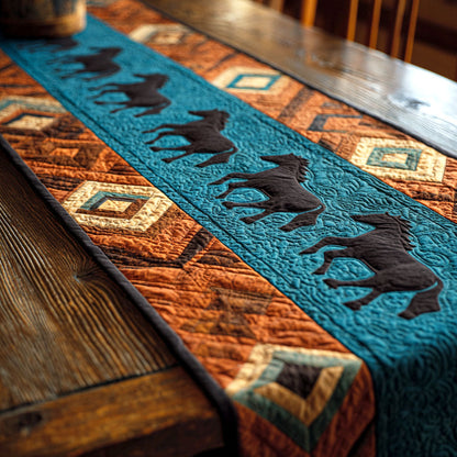 Desert Stallion Quilted Table Runner NCU0NTV840