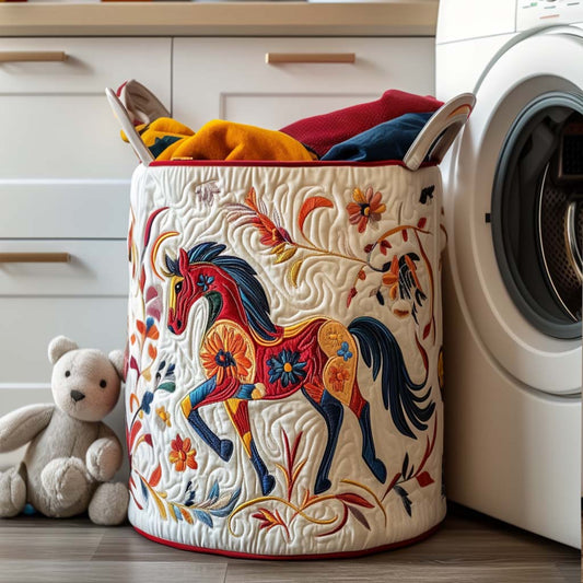 Desert Trot Quilted Laundry Basket NCU0NNT1146