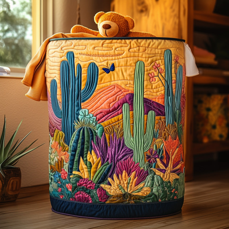 Desert Vibes Quilted Laundry Basket NCU0DV687