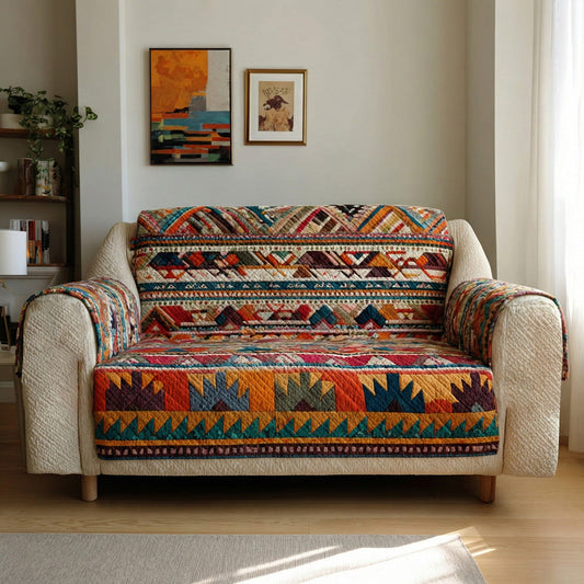 Desert Weave Quilted Sofa Cover NCU0LDH511