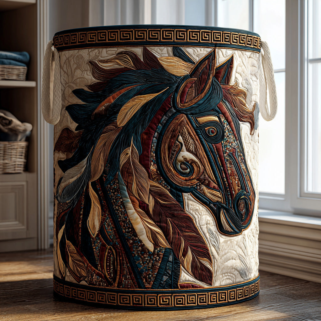 Desert Wind Quilted Laundry Basket NCU0PVL597