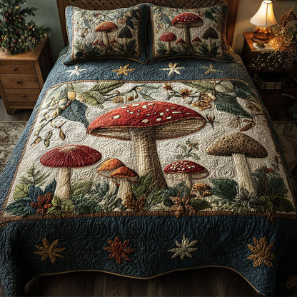 Dewdrop Forest 3-Piece Quilted Bedding Set NCU0PTT2330