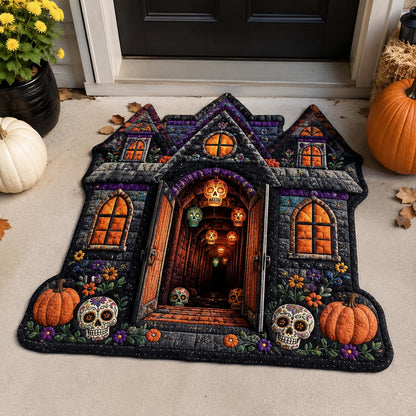 Dia de Los Manor Custom Shape Doormat NCU0DV2316