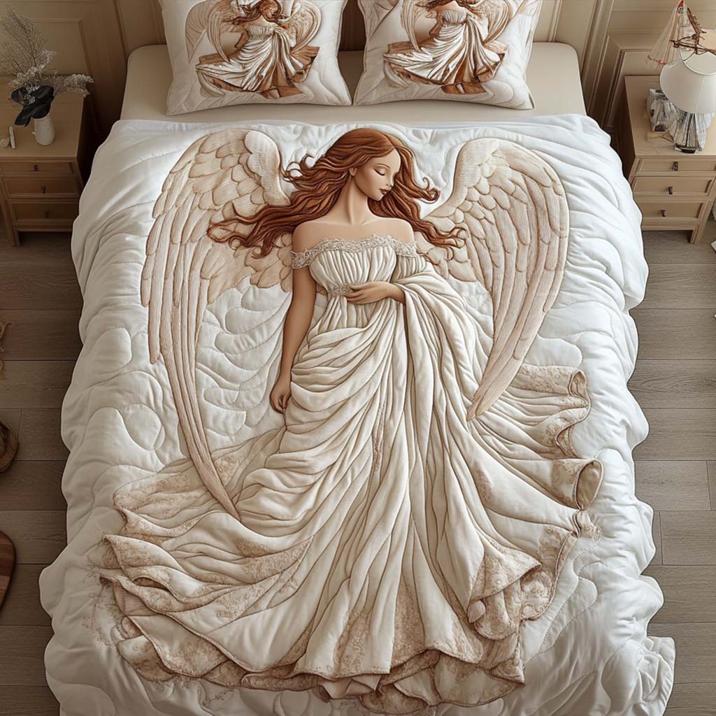 Divine Serenity 3-Piece Quilted Bedding Set NCU0NNT126
