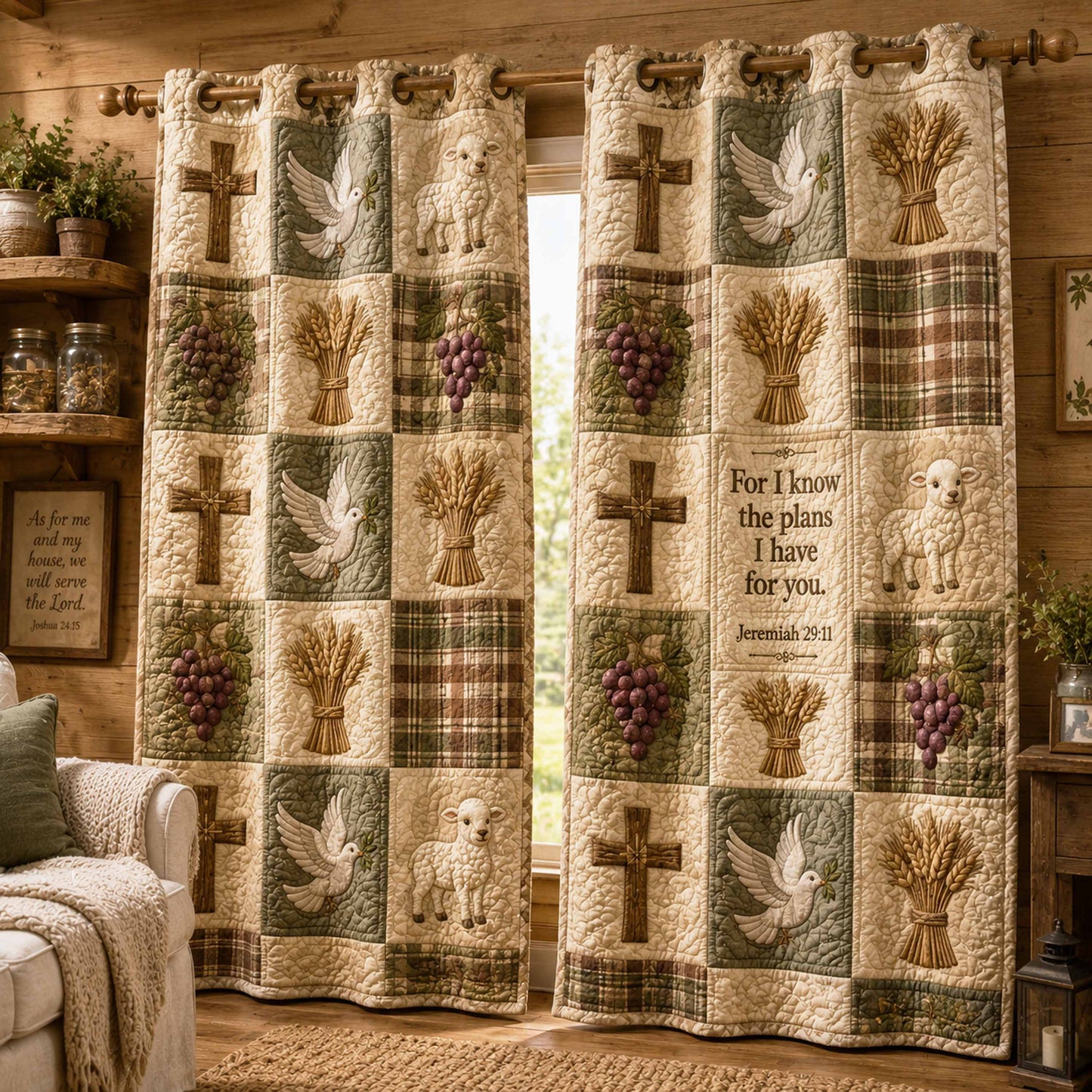 Divine Comfort Quilted Curtains NCU0NTD2101