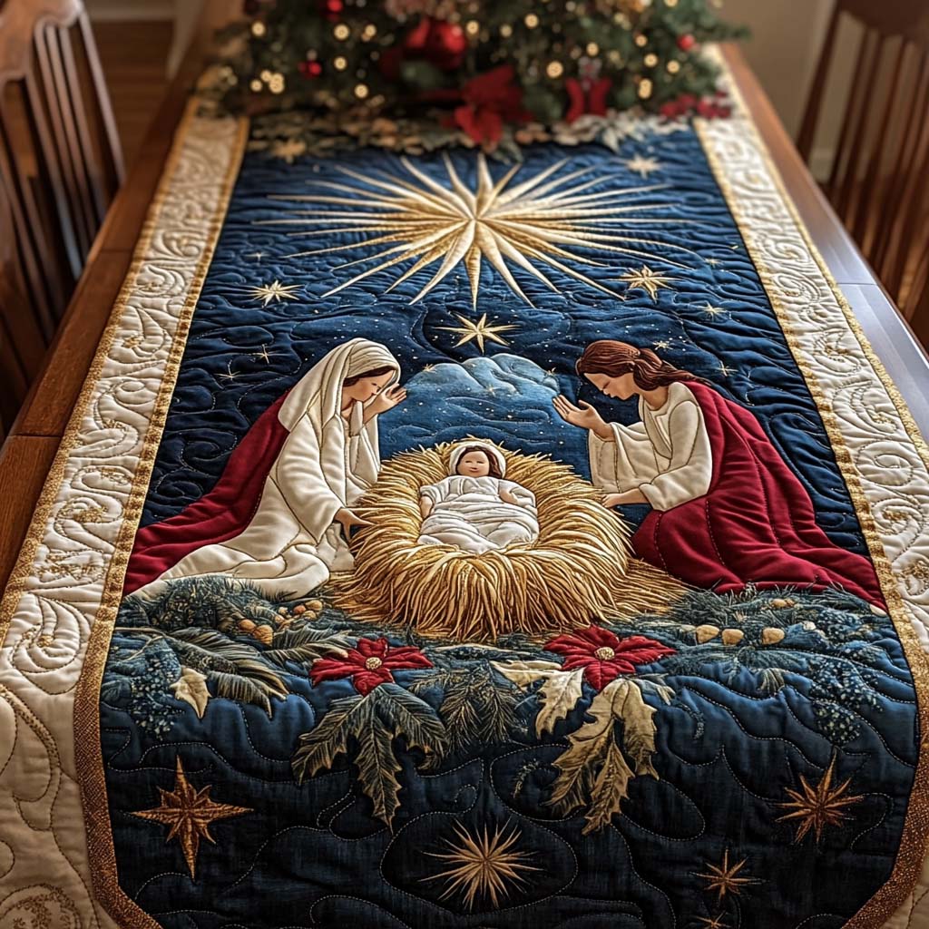 Divine Night Quilted Table Runner NCU0NNL200