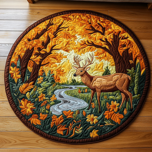 Doe Haven Quilted Round Mat NCU0DK1103