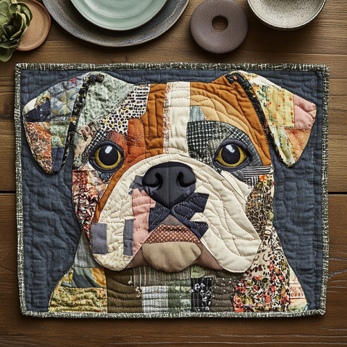 Dog Charm Quilted Place Mat NCU0NVH874