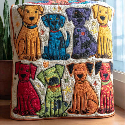 Doodle Dogs Quilted Blanket NCU0PTT1566
