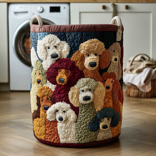 Doodle Friends Quilted Laundry Basket NCU0HTT098