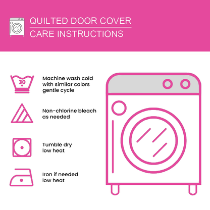 Gentle Winter Rest Quilted Door Cover NCU0XD1632