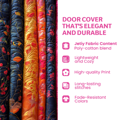 Joyful Peek Quilted Door Cover NCU0TV987