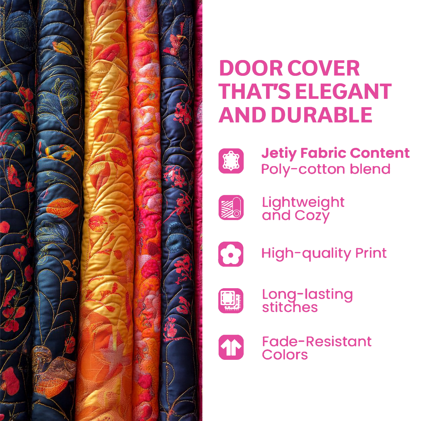 Winter Glow Quilted Door Cover NCU0DK10945