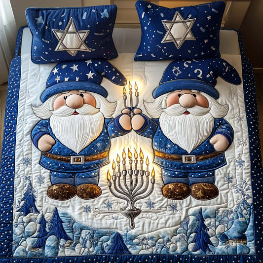 Double Celebration 3-Piece Quilted Bedding Set NCU0NT001