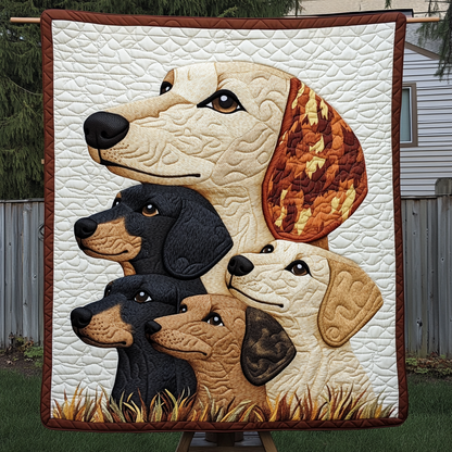 Doxie Delight Quilted Blanket NCU0DK1377