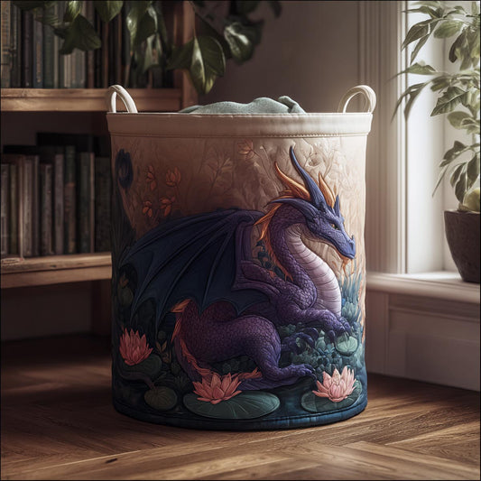 Dragon Ember Quilted Laundry Basket NCU0DV1713