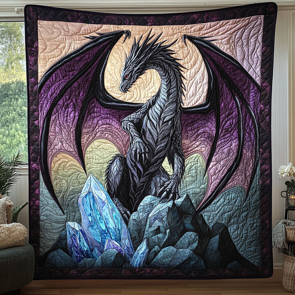 Dragon Flame Quilted Blanket NCU0DDK2178