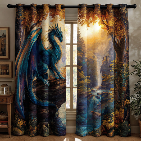Dragon Haven Quilted Curtains NCU0DDK1771