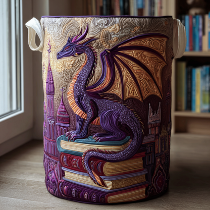 Dragon Heart Quilted Laundry Basket NCU0DDK1223