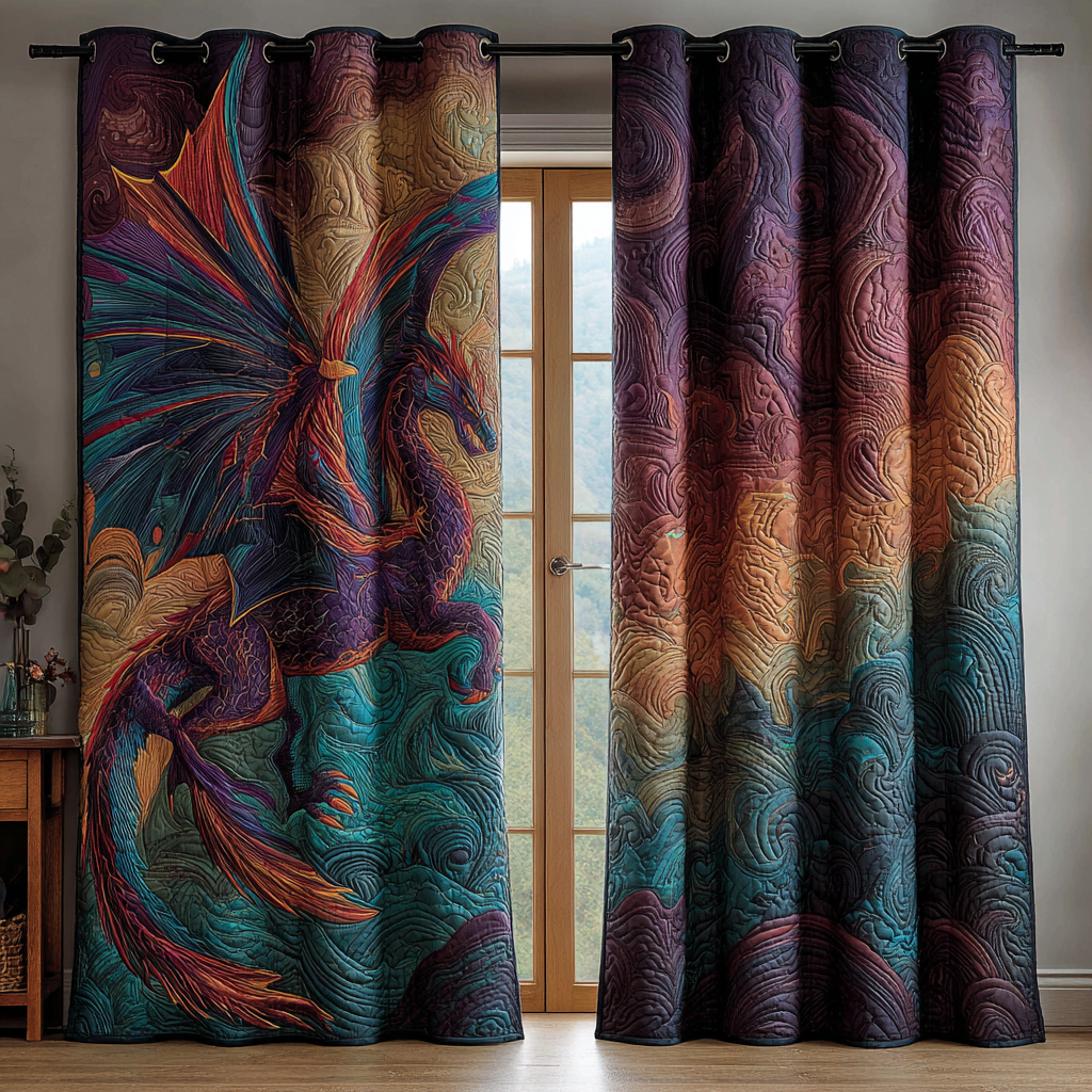 Dragon Keeper Quilted Curtains NCU0DDK1769
