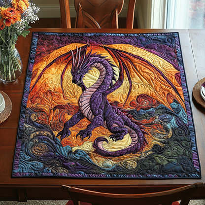 Dragon Spirit Quilted Table Topper NCU0DDK567