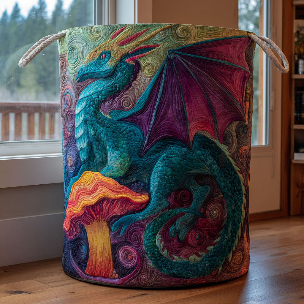 Dragon Tales Quilted Laundry Basket NCU0DDK2213