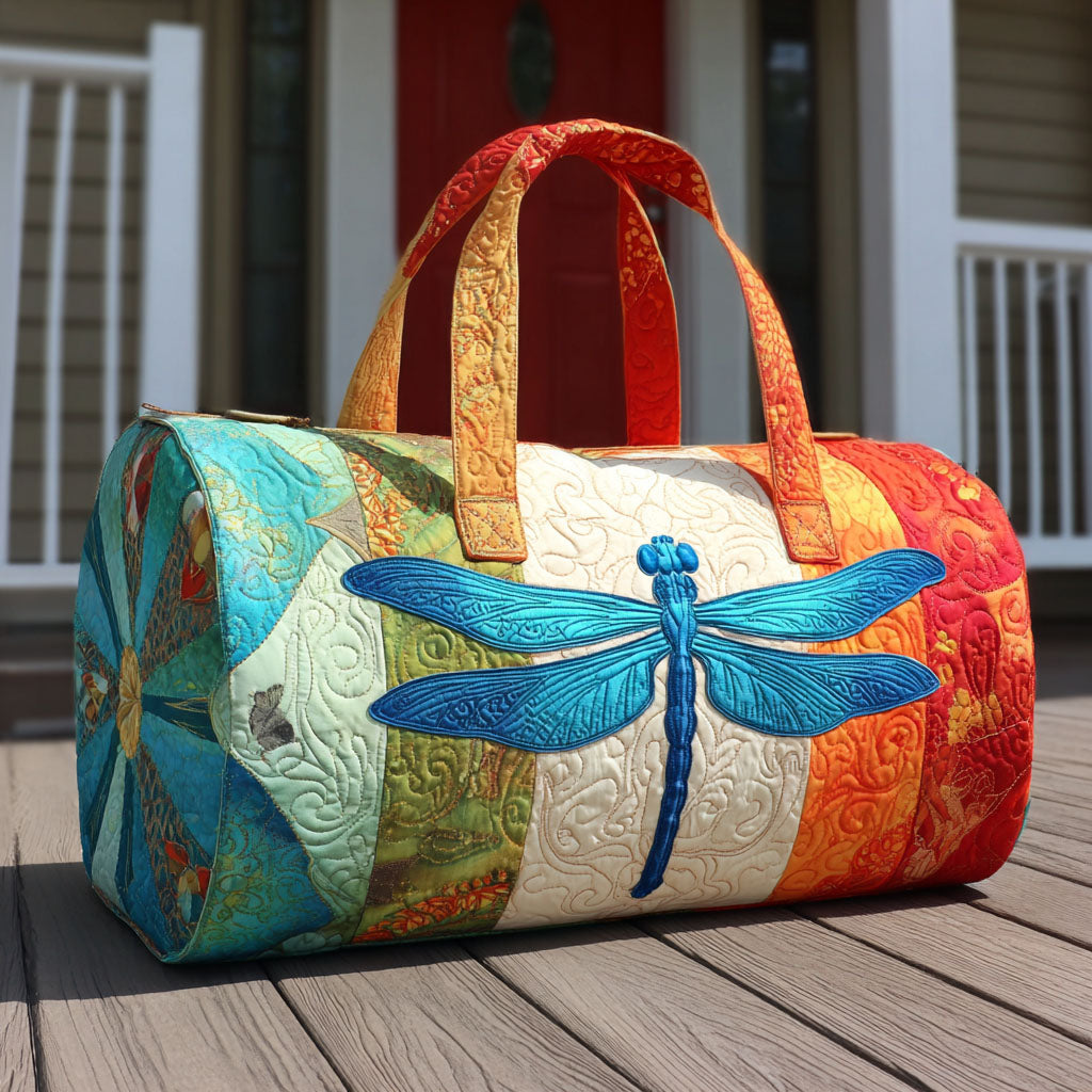 Dragonfly Dream Quilted Duffle Bag NCU0DDK2362