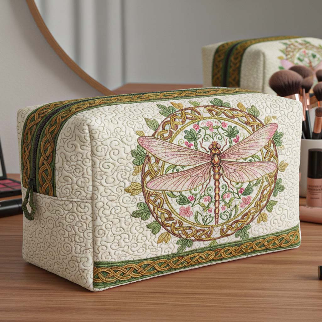 Dragonfly Dreams Quilted Makeup Bag NCU0NNT2364